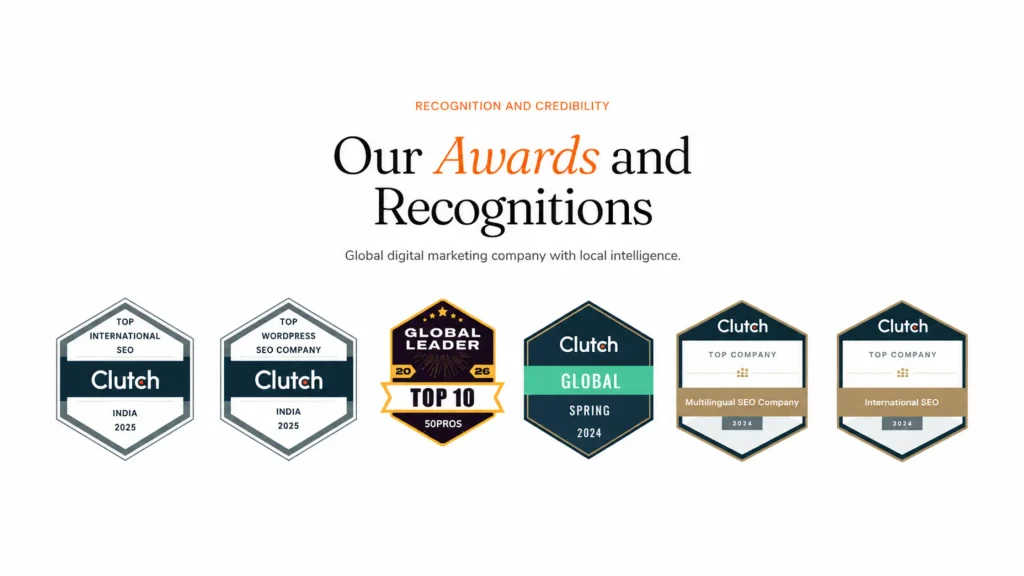 Awards & Recognition of RankON Technologies