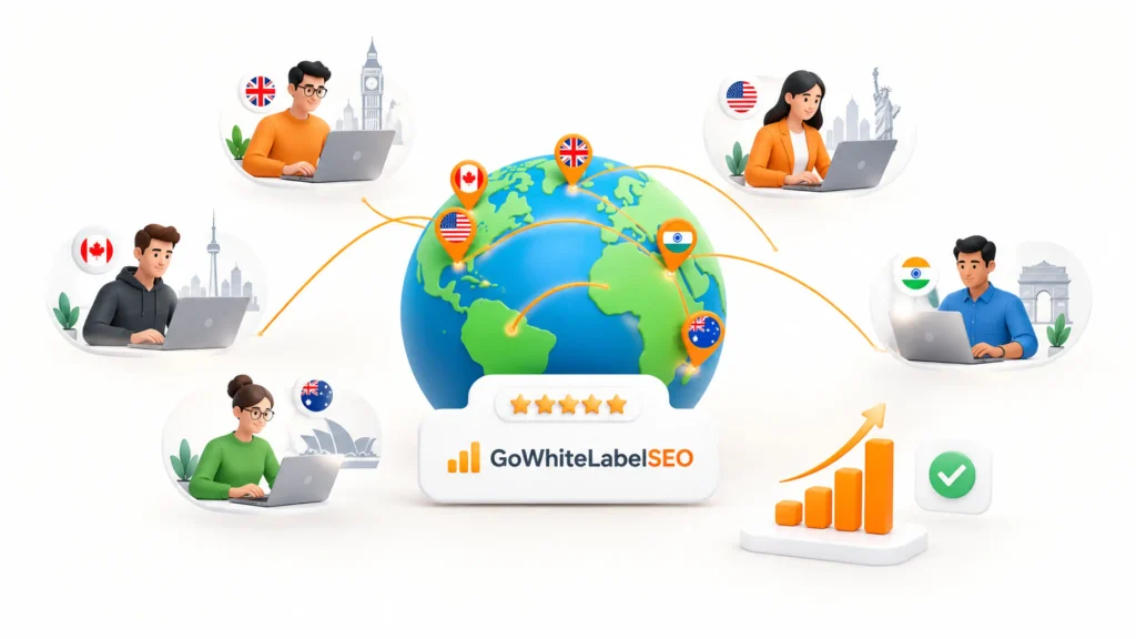 Why Agencies Across the UK, USA, Canada, Australia & India Choose GoWhiteLabelSEO
